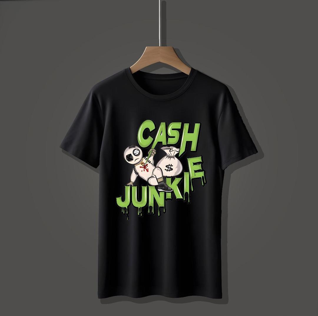 1 Pc Men's Stitched Cotton Graphic Sublimation T-Shirt