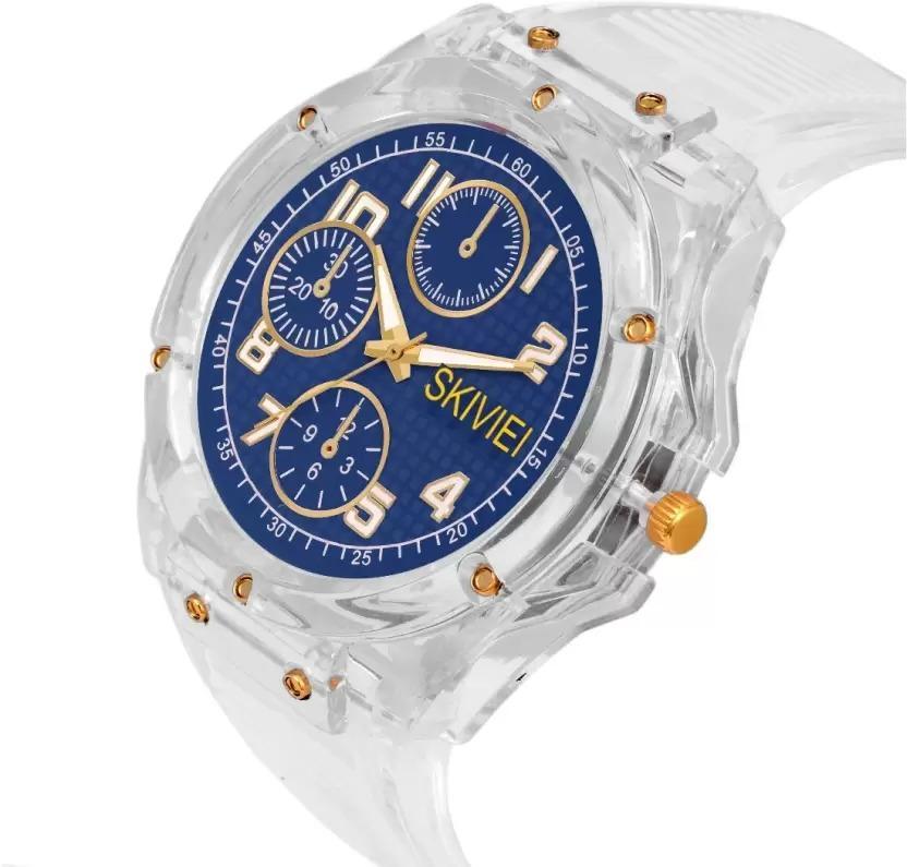 Transparent Analog Watch For Boy