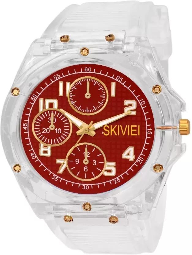 Transparent Analog Watch For Boy