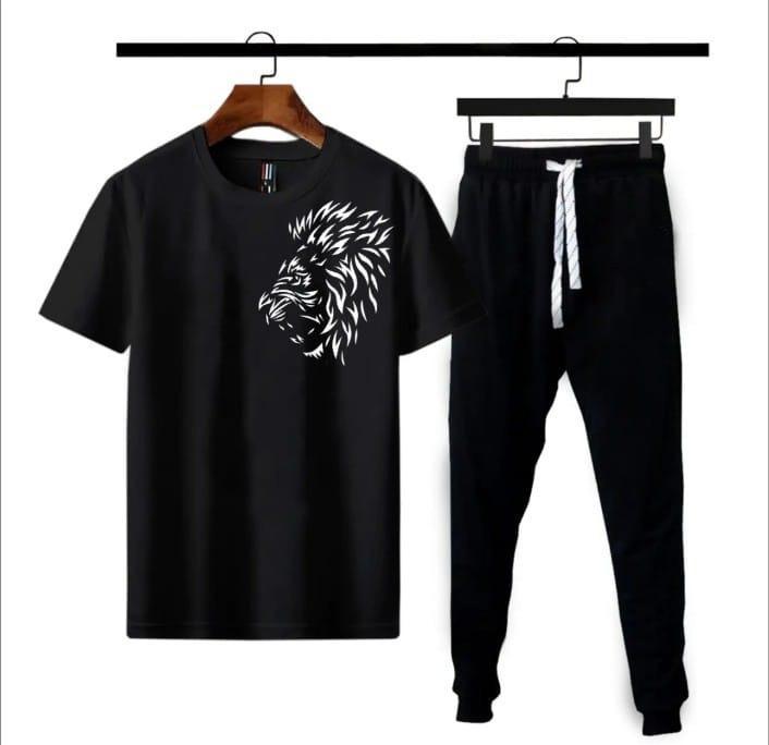 Men`s Cotton Jersey Printed Track Suit
