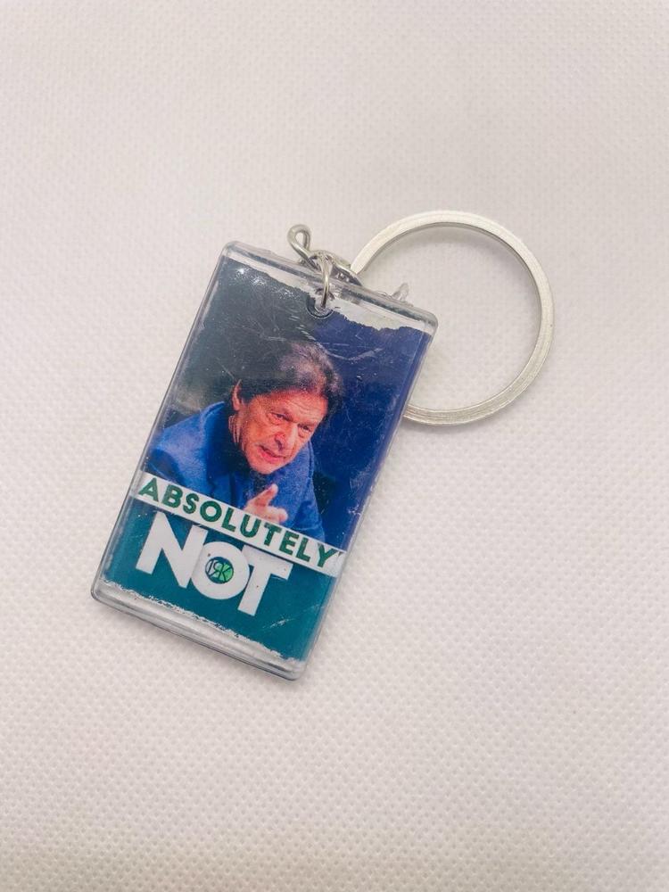 Imran Khan Double Side Photo Key Chain