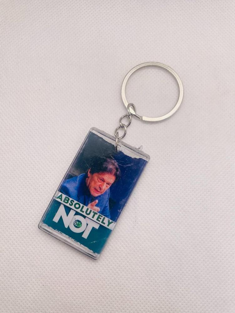 Imran Khan Double Side Photo Key Chain