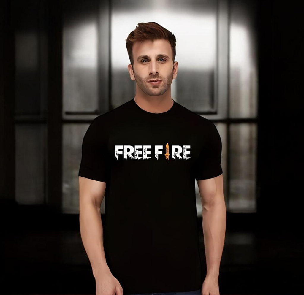 1-Pc Men's Printed Cotton Half Sleeves T-Shirt
