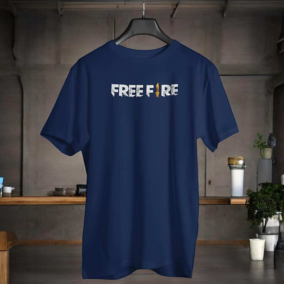 1-Pc Men's Printed Cotton Half Sleeves T-Shirt