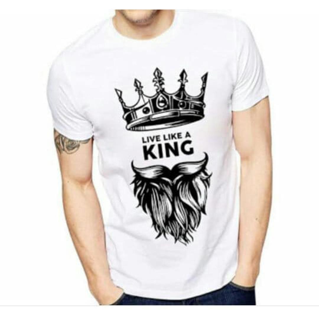 Men Cotton Printed T-Shirt